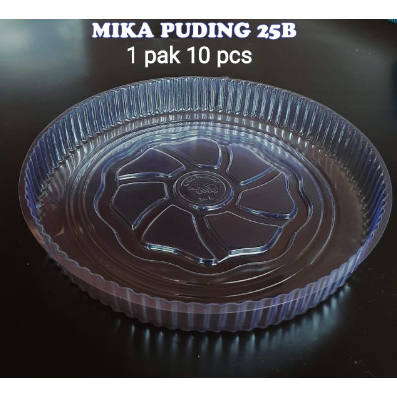 Jual Mika Alas Puding Cm Bulat Isi Pcs Tray Plastik Kue Bundar