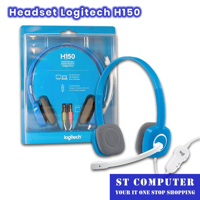 Logitech dual jack headset sale