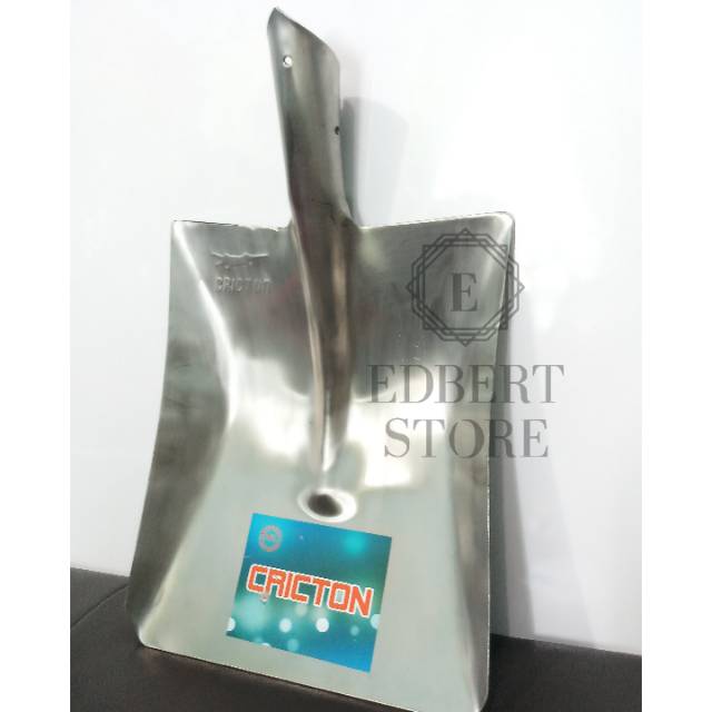 Jual Sekop Rata stainless tanpa gagang cricton | Shopee Indonesia