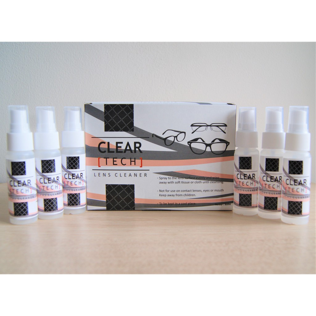 Jual CAIRAN PEMBERSIH LENSA KACAMATA CLEAR TECH 30 ML | Shopee Indonesia