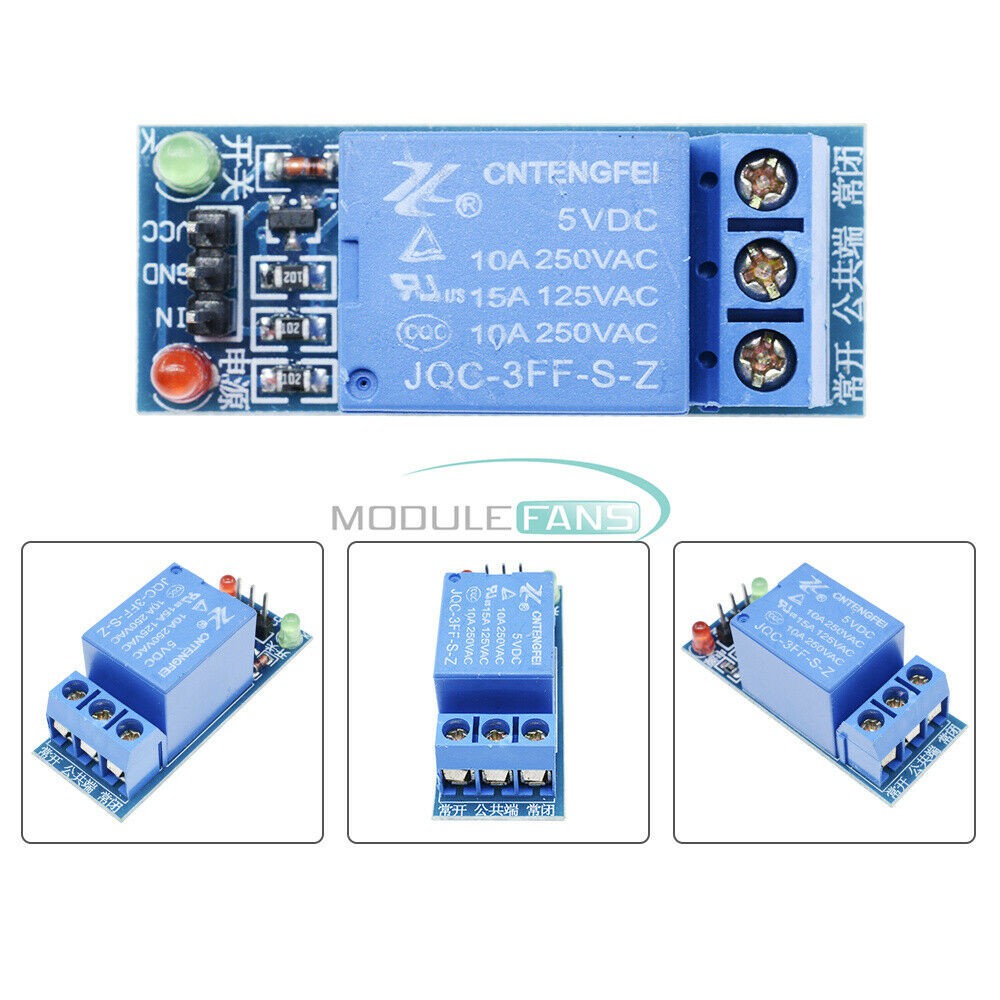 Jual Modul Relay 1 Channel 5V Untuk Arduino 1280 2560 ARM PIC AVR DSP ...