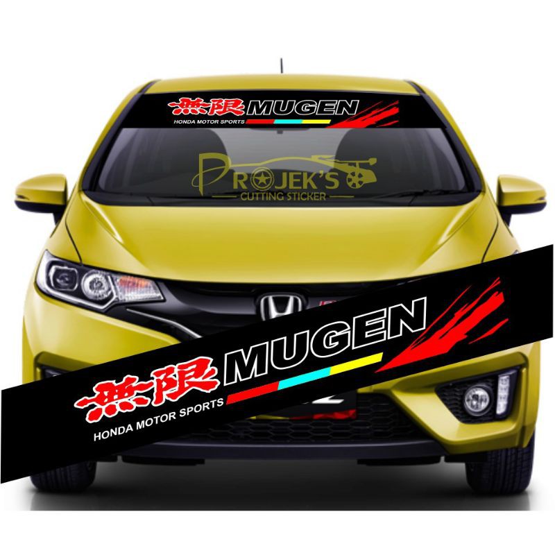 Jual STICKER 0341STIKER KACA DEPAN MOBIL NEW HONDA BRIO JAZZ WRAPPING ...