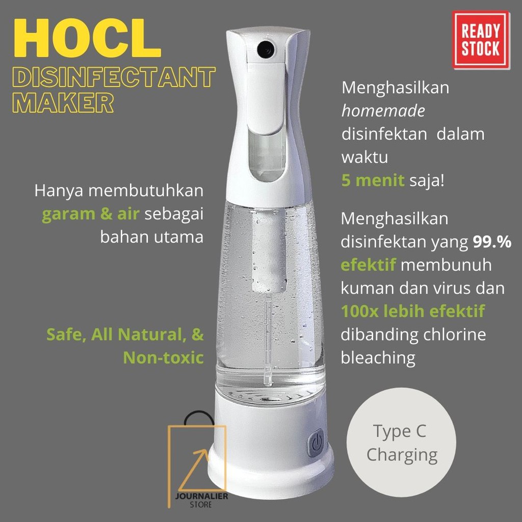Jual HOCL DISINFECTANT GENERATOR Water Maker Machine - Mesin ...