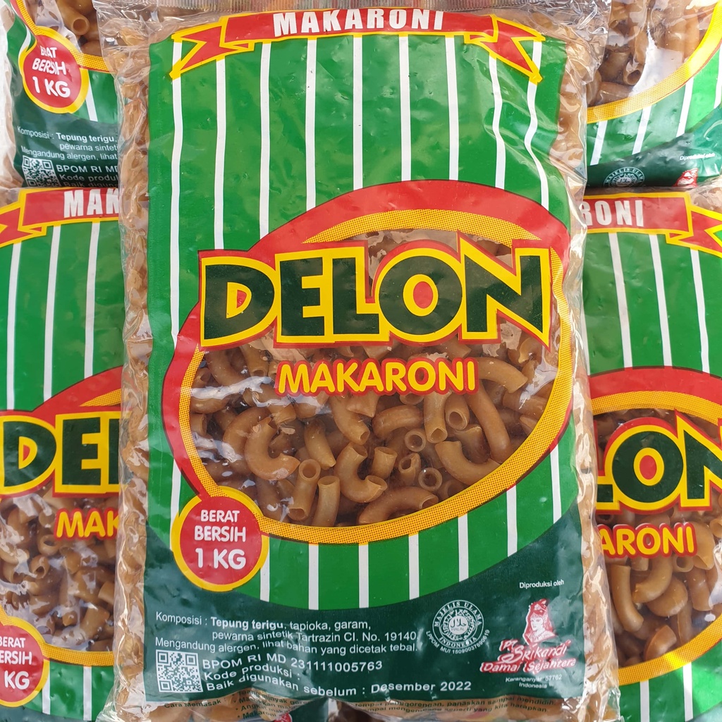 Jual Pack Kg Termurah Makaroni Mentah Merk Delon Hijau Delon