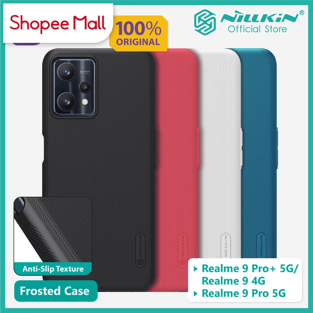 WEIOU Leather Folio Cover per Realme 9 Pro+(9 Pro Plus)/ Realme 9 4G(6.4), Custodia in Pelle PU Magnetica Libro Flip Portafoglio con [Funzione Stand]. Rosso