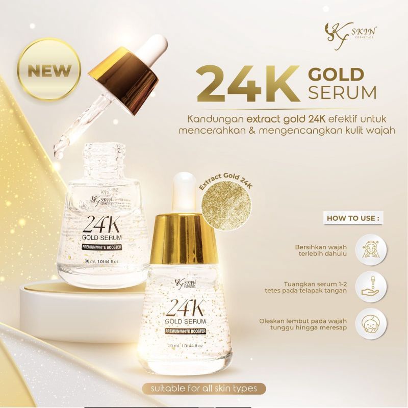 Jual Serum gold 24K kf skin | Shopee Indonesia