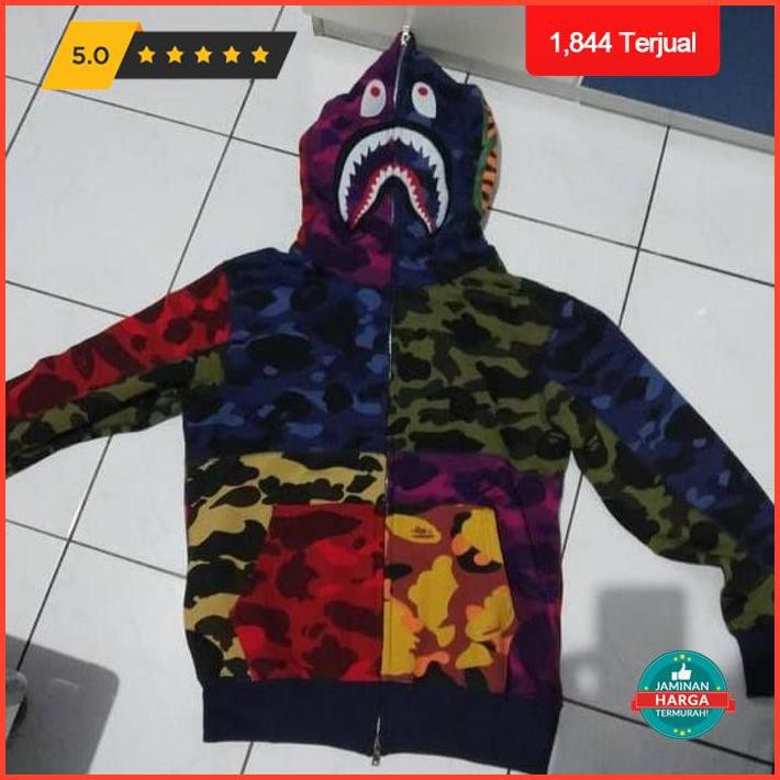 Bape mix best sale camo hoodie harga