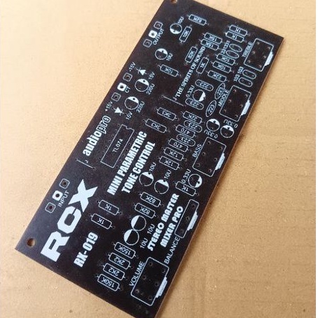Jual PCB Tone Control Stereo Mini Parametrik Tone Control Elite RX 019