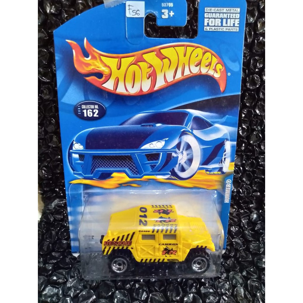 Jual HOT WHEELS (F56) HUMMER HUMVEE YELLOW RESCUE | Shopee Indonesia