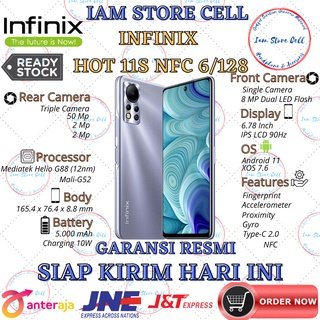 infinix hot 11s nfc shopee