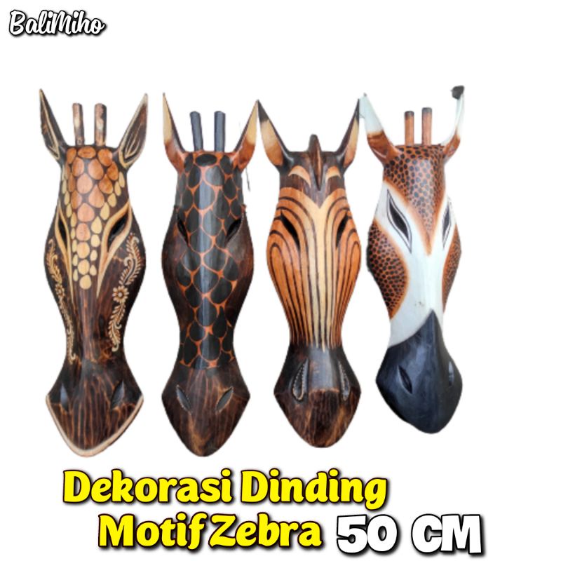 Jual Dekorasi Dinding Topeng Zebra Topeng Kepala Binatang Dekorasi