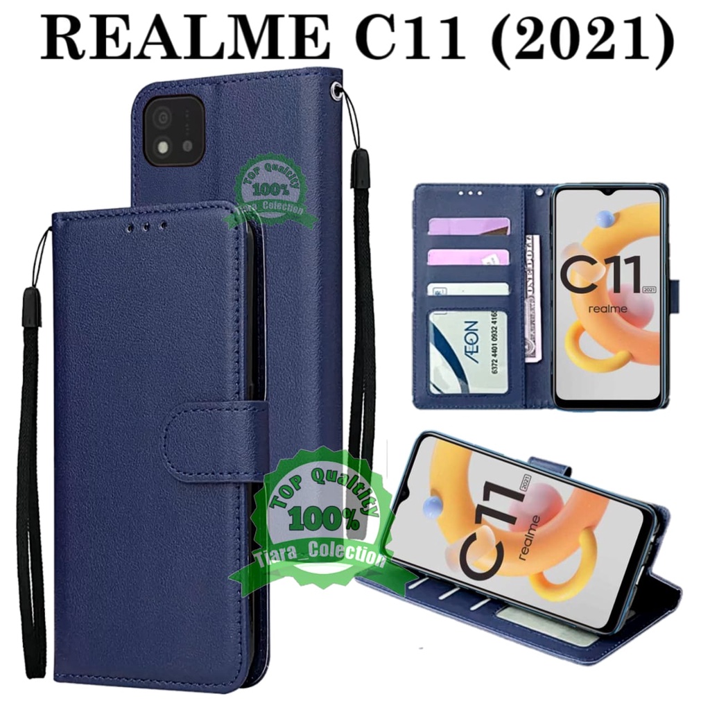 TIANCI Cover per Realme C11, Stile Retrò per Realme C11 Cover Portafoglio Pelle Sintetica con TPU Case, Slot Flip Custodia per Realme C11 Cover