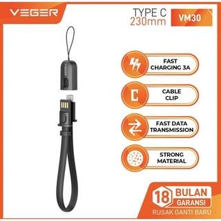 Jual Veger Vm Veger Vm Ac Kabel Data Micro Type C Lightning Cm Quick Charging