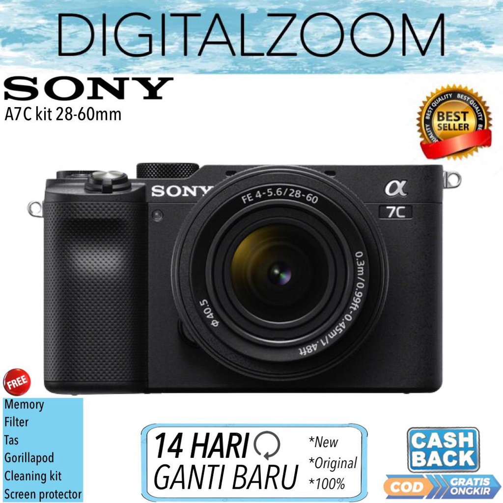 Jual Sony Alpha A7C Kit 28-60MM - Sony A7C Kit 28-60MM | Shopee Indonesia