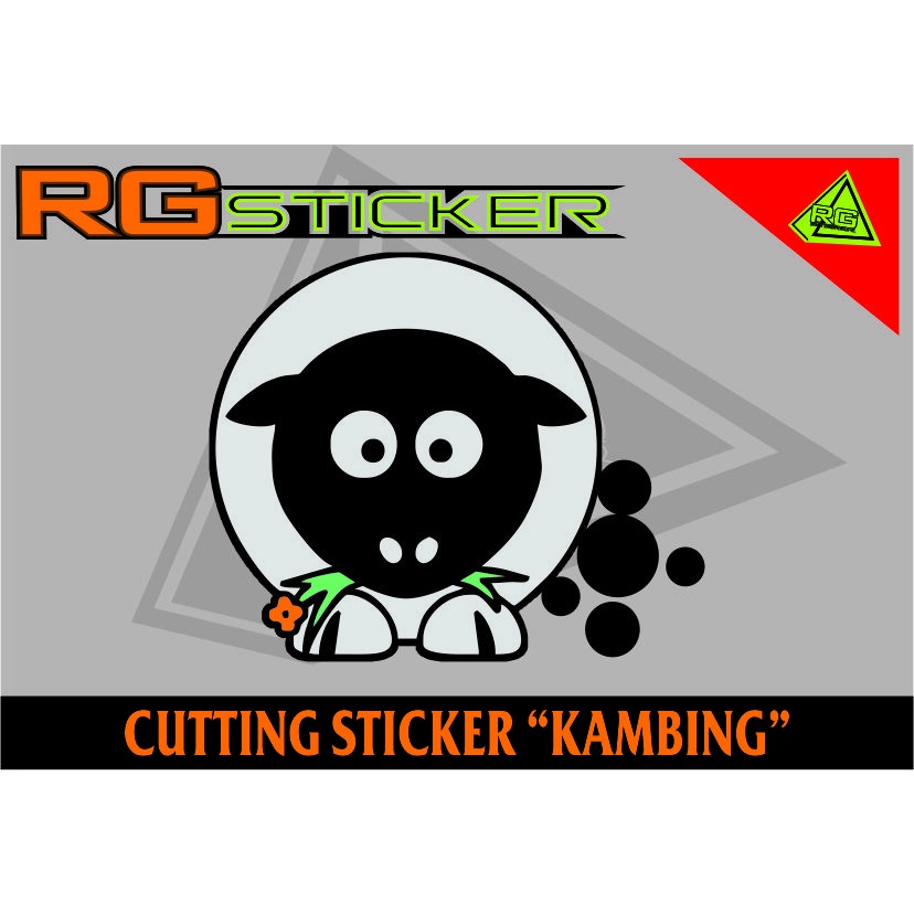 Jual cutting stiker kambing uk 20 cm | Shopee Indonesia