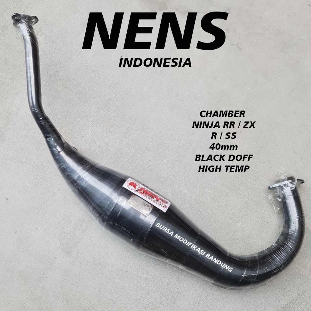 Jual PERUT KNALPOT NENS 41 42 NINJA RR ZX R SS CHAMBER GALVANIS HITAM ...