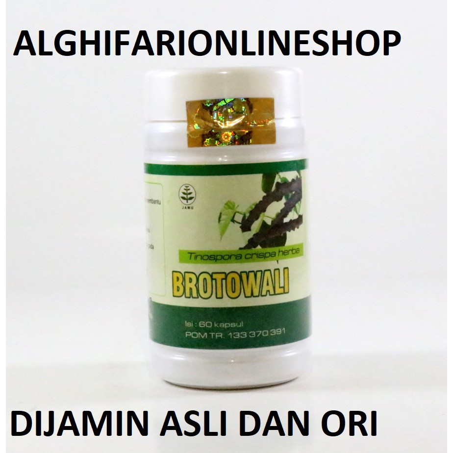 Jual Kapsul Brotowali Original 60 Kapsul Tazakka Herbal Kesehatan Tubuh