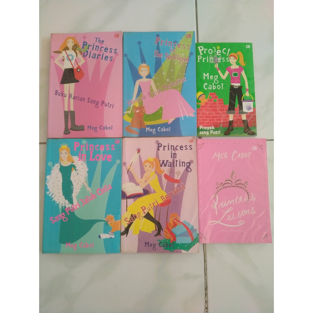 Jual　Diaries　Novel　Princess　by　Shopee　Indonesia　Meg　The　PRELOVED　Cabot