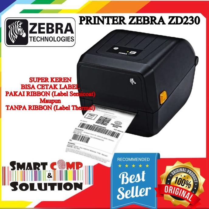 Jual Promo Printer Barcode Zebra Zd230 Zd 230 Pengganti Gt820 Shopee Indonesia 6488