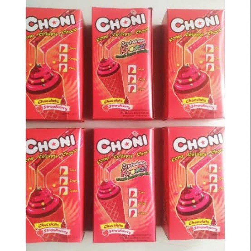 Jual choni choni cone crispy choco | Shopee Indonesia