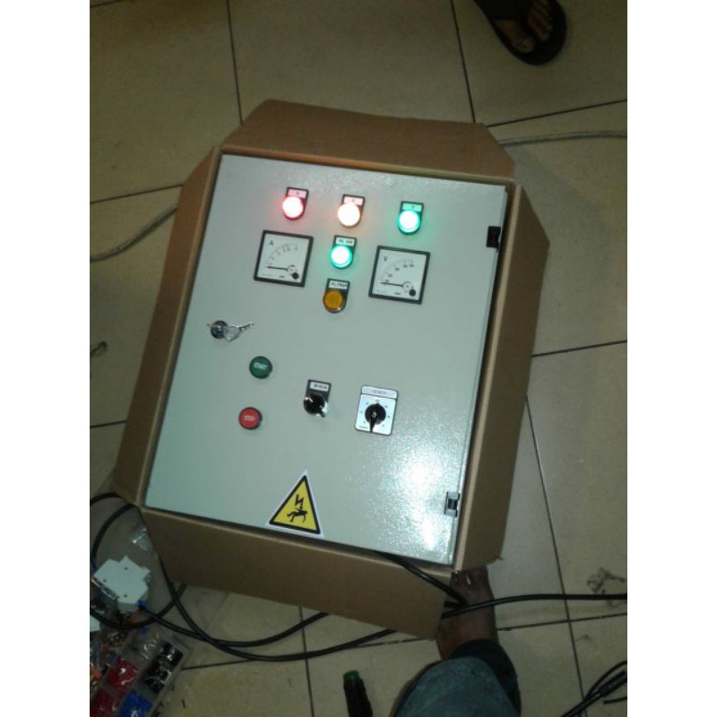 Jual Box Panel 4kw 5,5Hp 3Phase Pompa Submersible 3 phase | Shopee ...