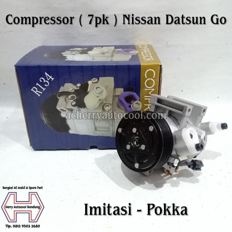 Jual Compressor - Kompressor Ac Mobil Nissan Datsun GO - Imitasi ( 7pk ...