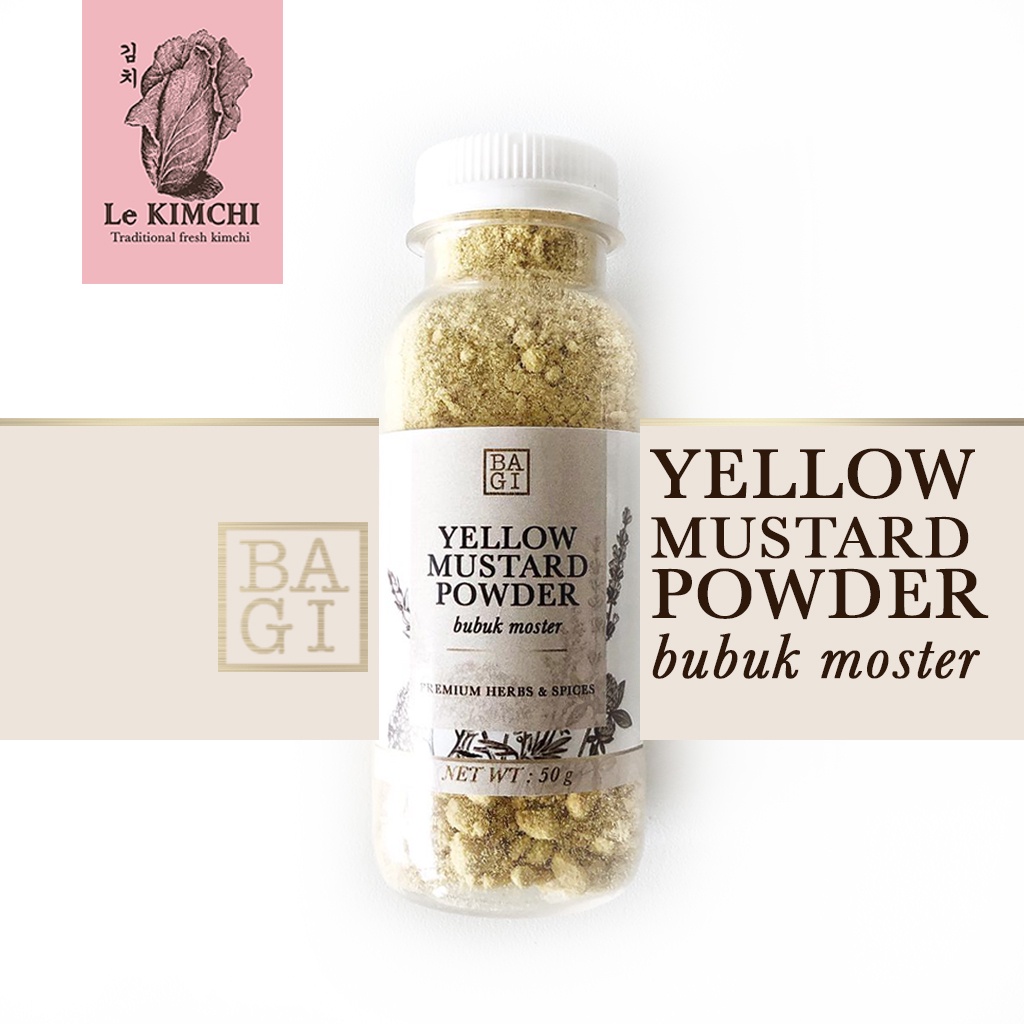 Jual Moster Bubuk PREMIUM - Yellow Mustard Powder - BAGI | Shopee Indonesia