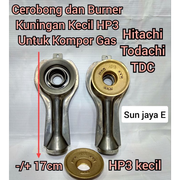 Jual Cerobong Tungku Burner Api Kompor Gas Hitachi Todachi Tyoku