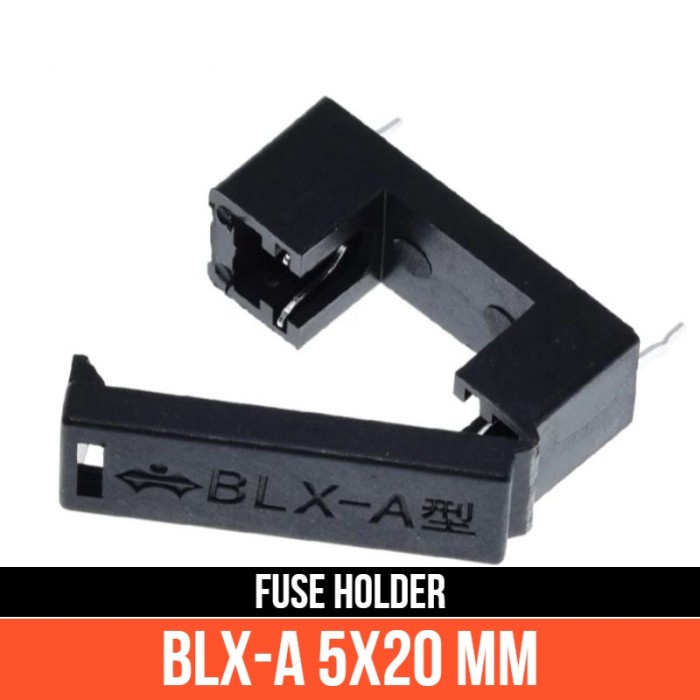 Jual Fuse Holder 5x20 mm PCB Kotak Sekring BLX-A Box Sekering Kaca ...