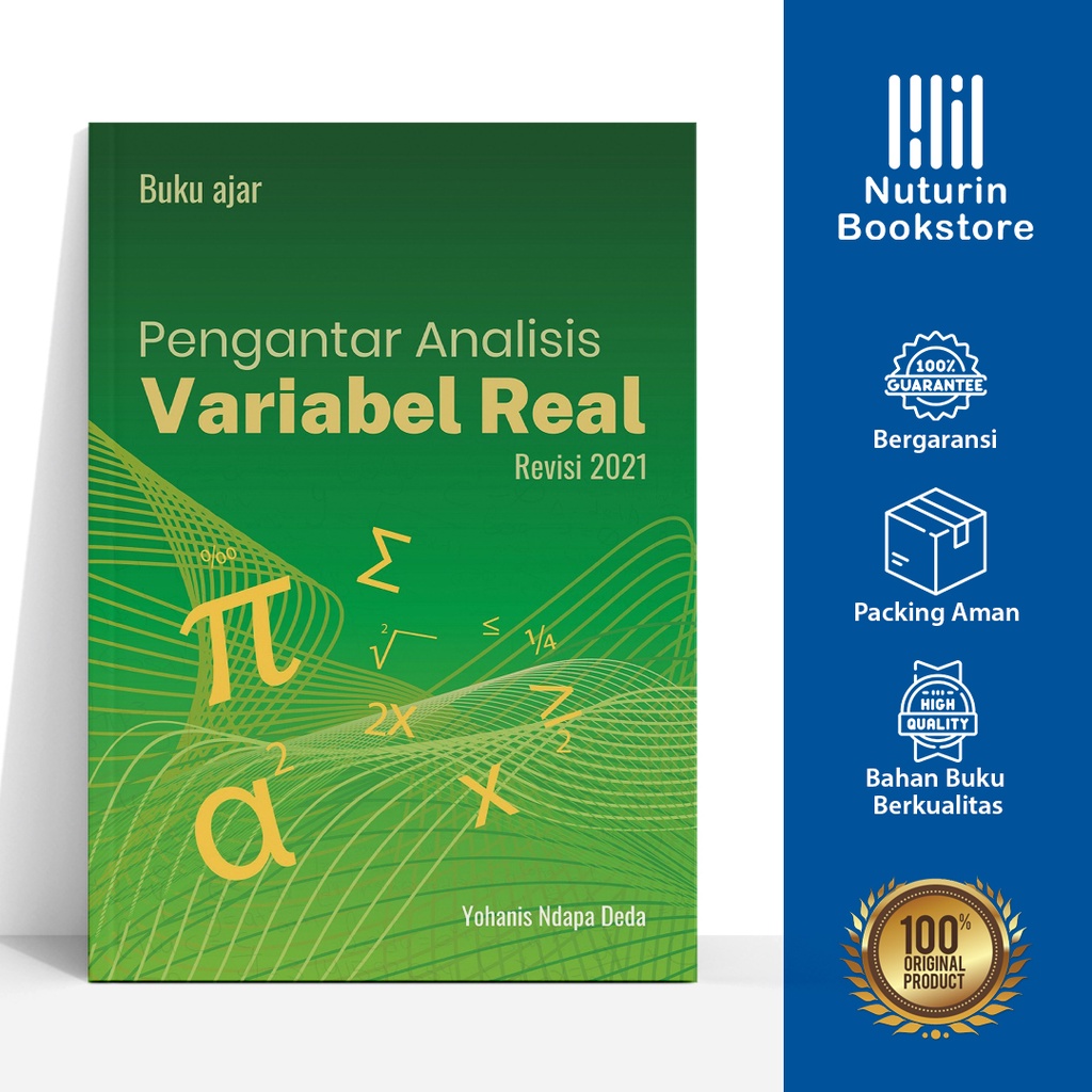 Jual Buku Matematika Pengantar Analisis Variabel Real Revisi 2021 ...