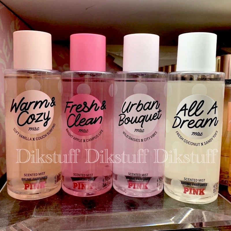 Jual Victoria Secret PINK Edition Warm And Cozy Body Mist Fresh