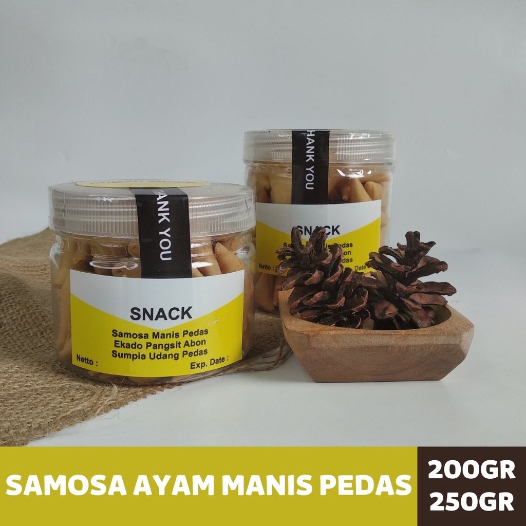 Jual Samosa Abon Ayam Manis Pedas Sarikaya 200gr 250gr Cemilan Samosa Ayam Snack 200 Gram