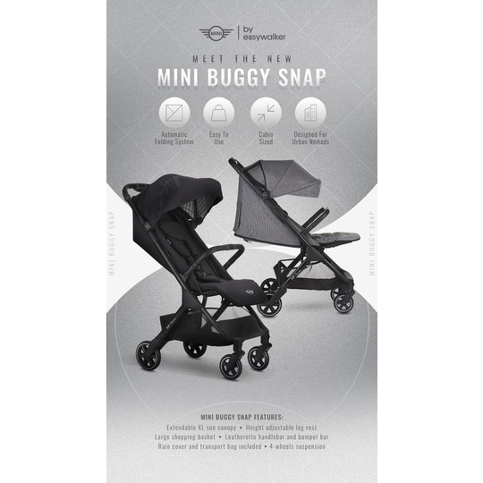 Jual EASYWALKER MINI BUGGY SNAP READY STOCK !!! / EASY WALKER BUGGY