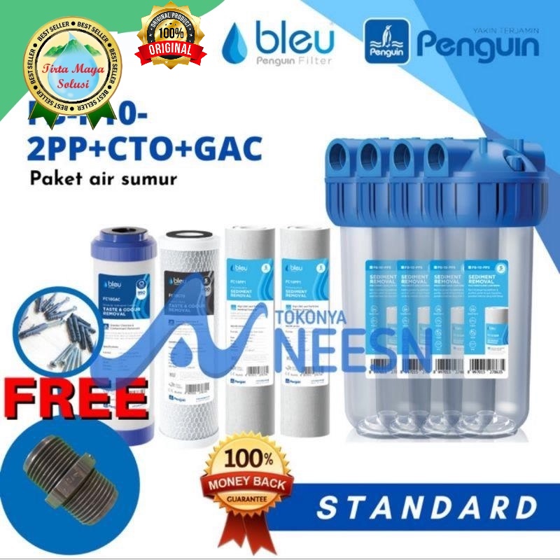 Jual Paket Filter Air Sumur Tandon Toren Penguin Inch Std Pp Pp