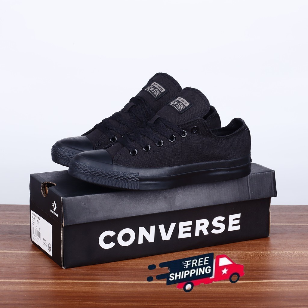 Jual [ Flash Sale ] Sepatu Converse Alstar Hitam Polos Sepatu Pria Dan