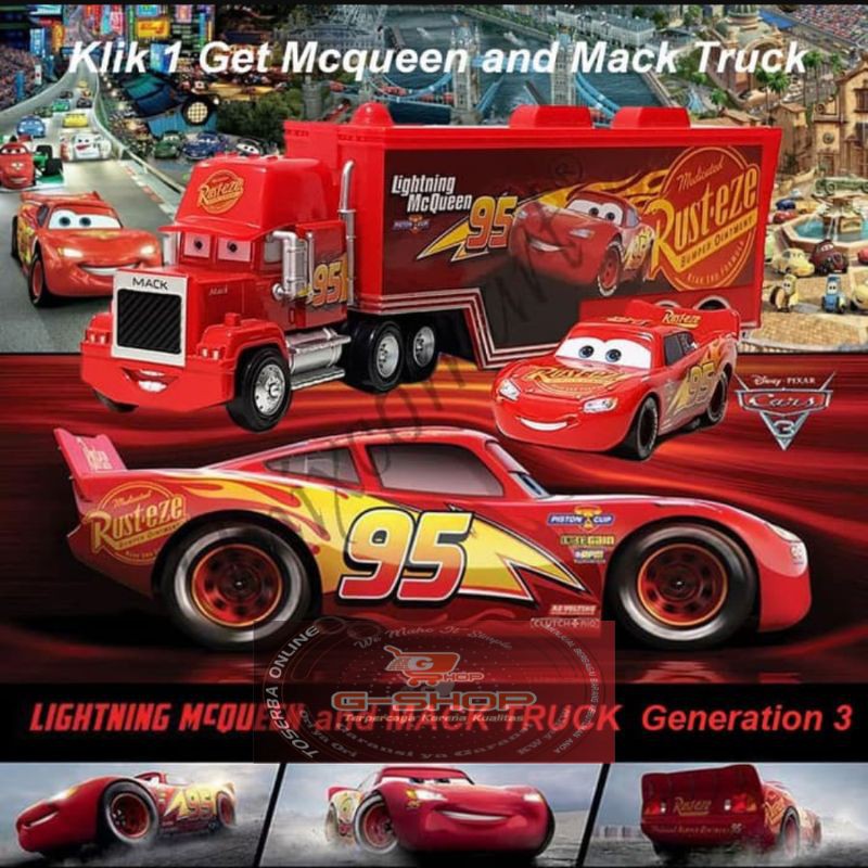 Jual DISNEY PIXAR CARS 3 - Mainan Anak Mc Queen Cars 3 Lightning ...