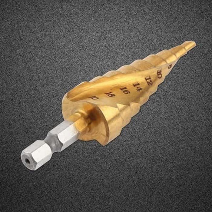 Jual 4-20mm Mata Bor Multi Step Pagoda Tangga Payung Drill Bits Size ...