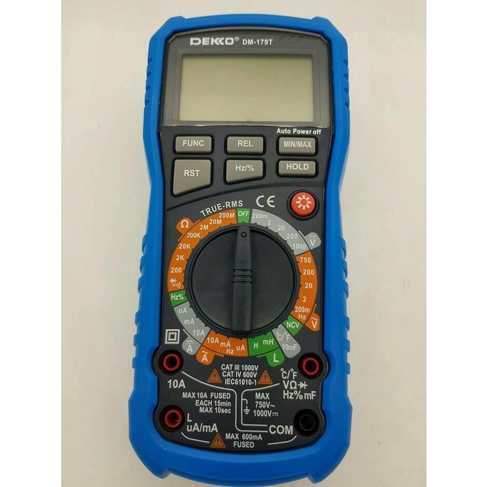 Jual DEKKO DM-179T DIGITAL MULTIMETER DAN THERMOMETER | Shopee Indonesia