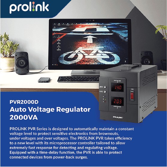 Jual Prolink Stabilizer 2000VA Automatic Voltage Regulator l AVR l ...