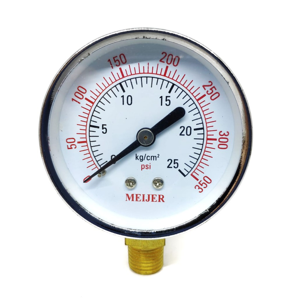 Jual MANOMETER COMPRESSOR 2.5 INCH 4BAR 6BAR 10BAR 16BAR 25BAR 40BAR ...