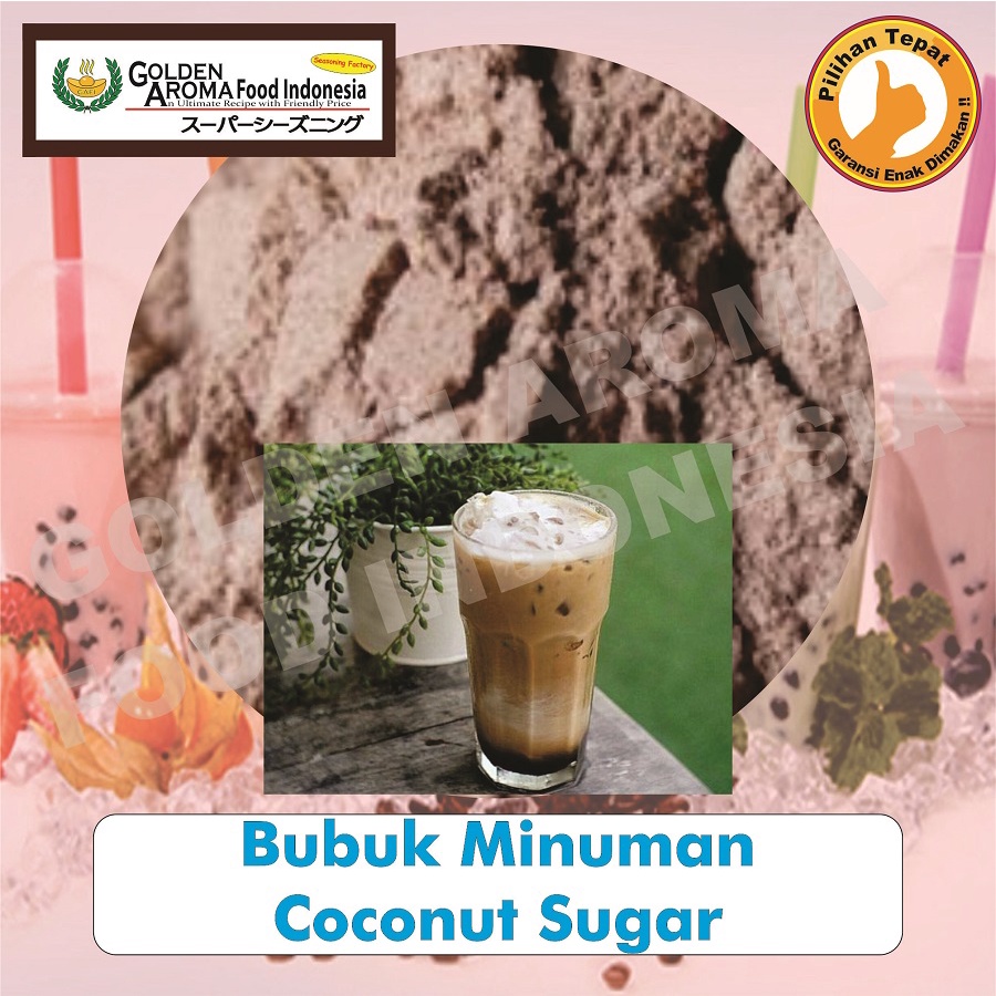 Jual Bubuk Minuman Gula Kelapa 1 Kg, Serbuk Minuman Rasa Coconut Sugar