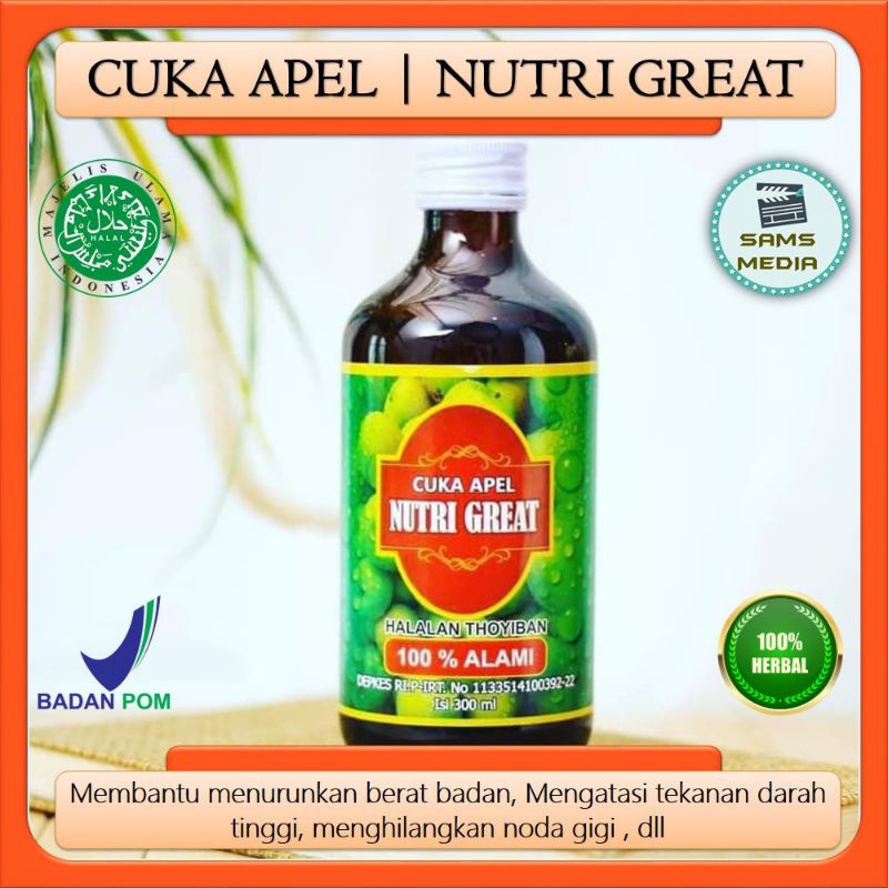 Jual Cuka Apel Nutri Great Ml Original Cuka Apel Nutrigreat