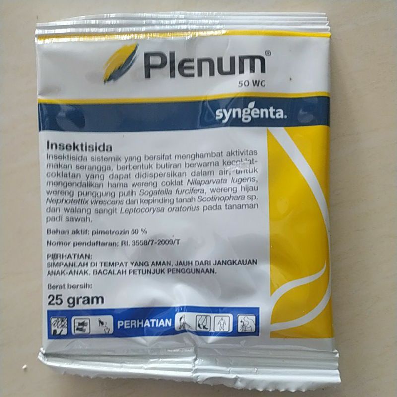 Jual Obat Pertanian Pembunuh Serangga Insektisida Plenum 50 WG 25Gr ...