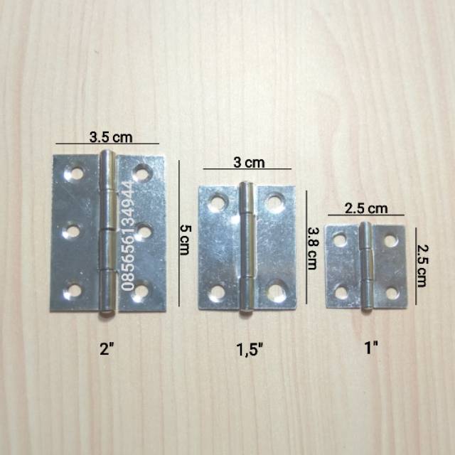 Jual Engsel Kupu 2" Stainless Steel Murah / Pintu Lemari Kecil | Shopee