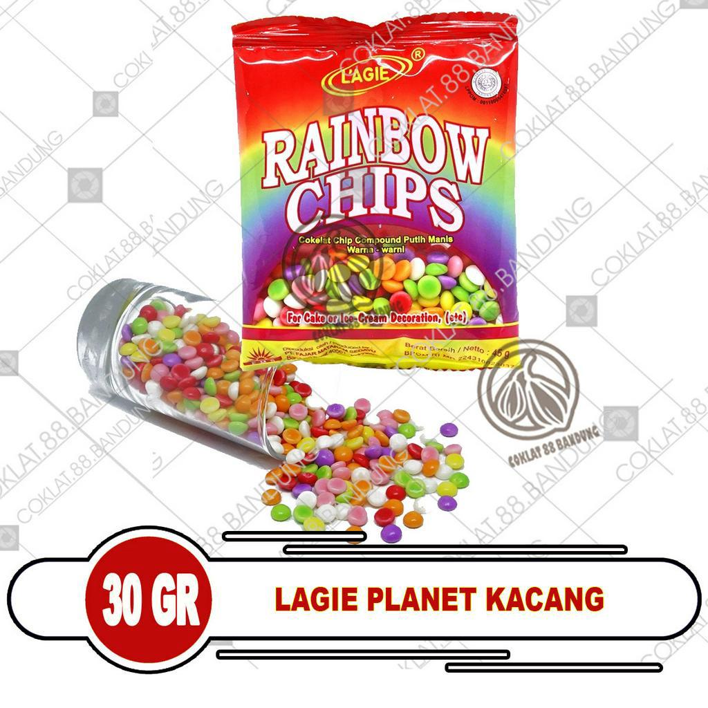 Jual LAGIE CHOCOCHIP RAINBOW 45GR, L'AGIE CHOCOCHIPS 45 GRAM WARNA ...