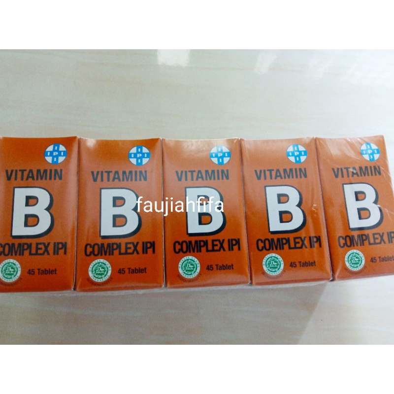 Jual Vitamin B Complex Ipi Isi Tablet Shopee Indonesia