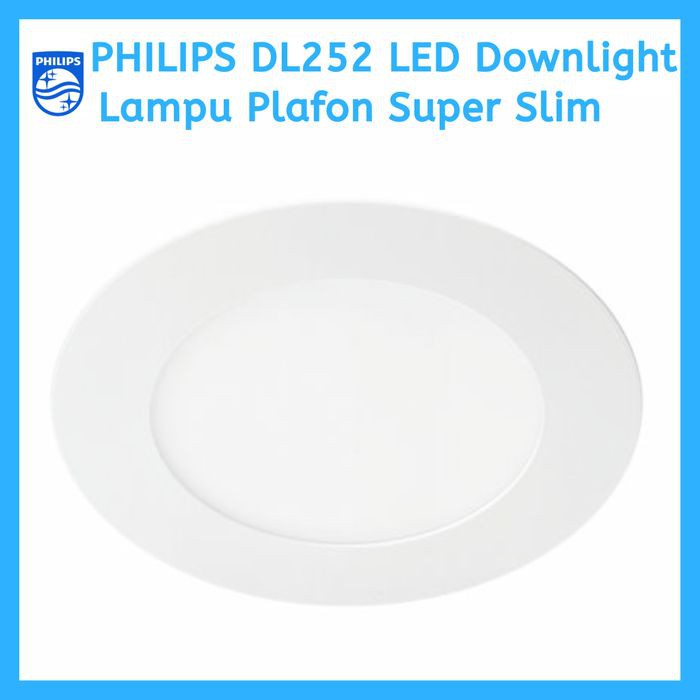 Jual PHILIPS DL252 18W D178 - LED Downlight Super Slim with external ...