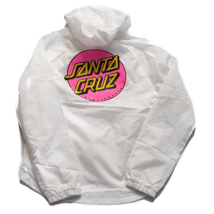 Santa cruz white windbreaker clearance