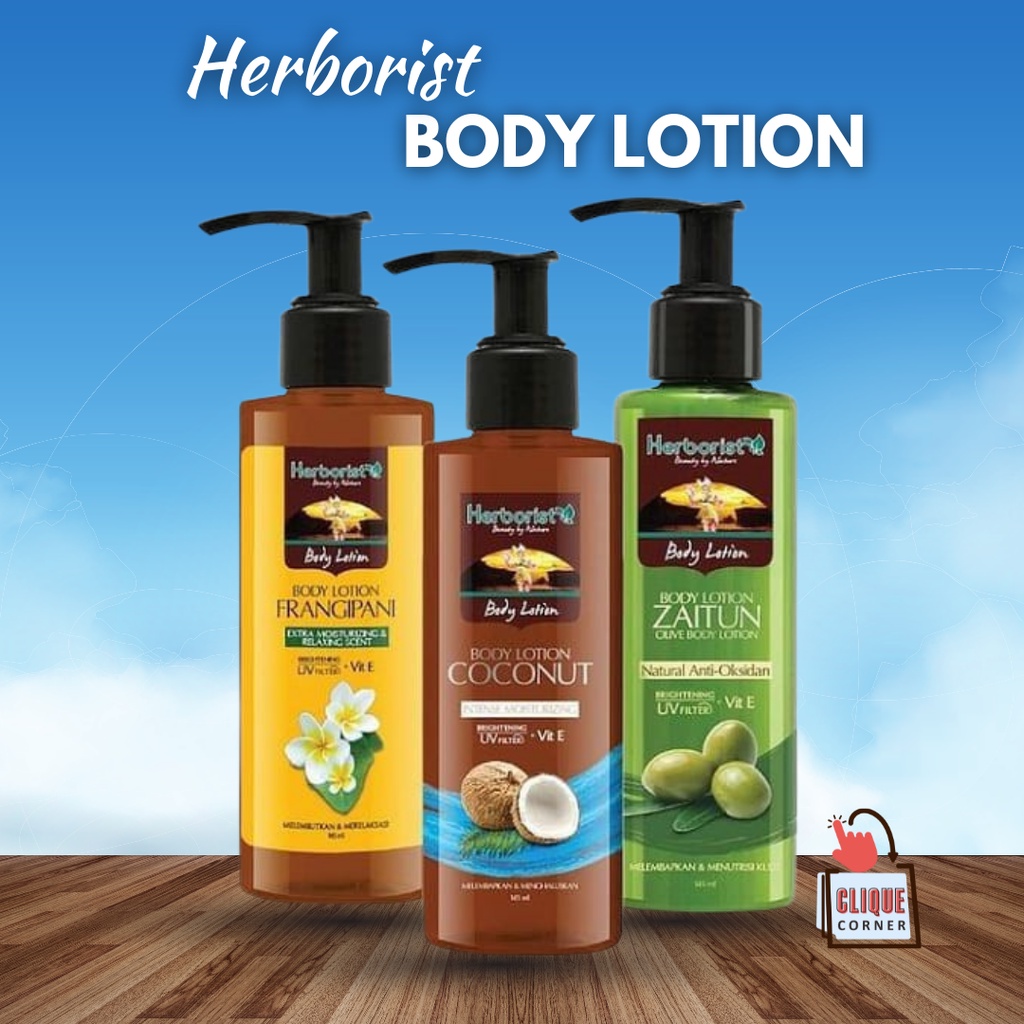 Jual Herborist Body Lotion Zaitun Coconut Frangipani 145ml Shopee