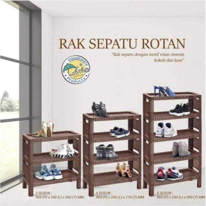 Jual Rak Sepatu Akrilik Plastik Kecil Tempel Kokoh Minimalis B Q Debu